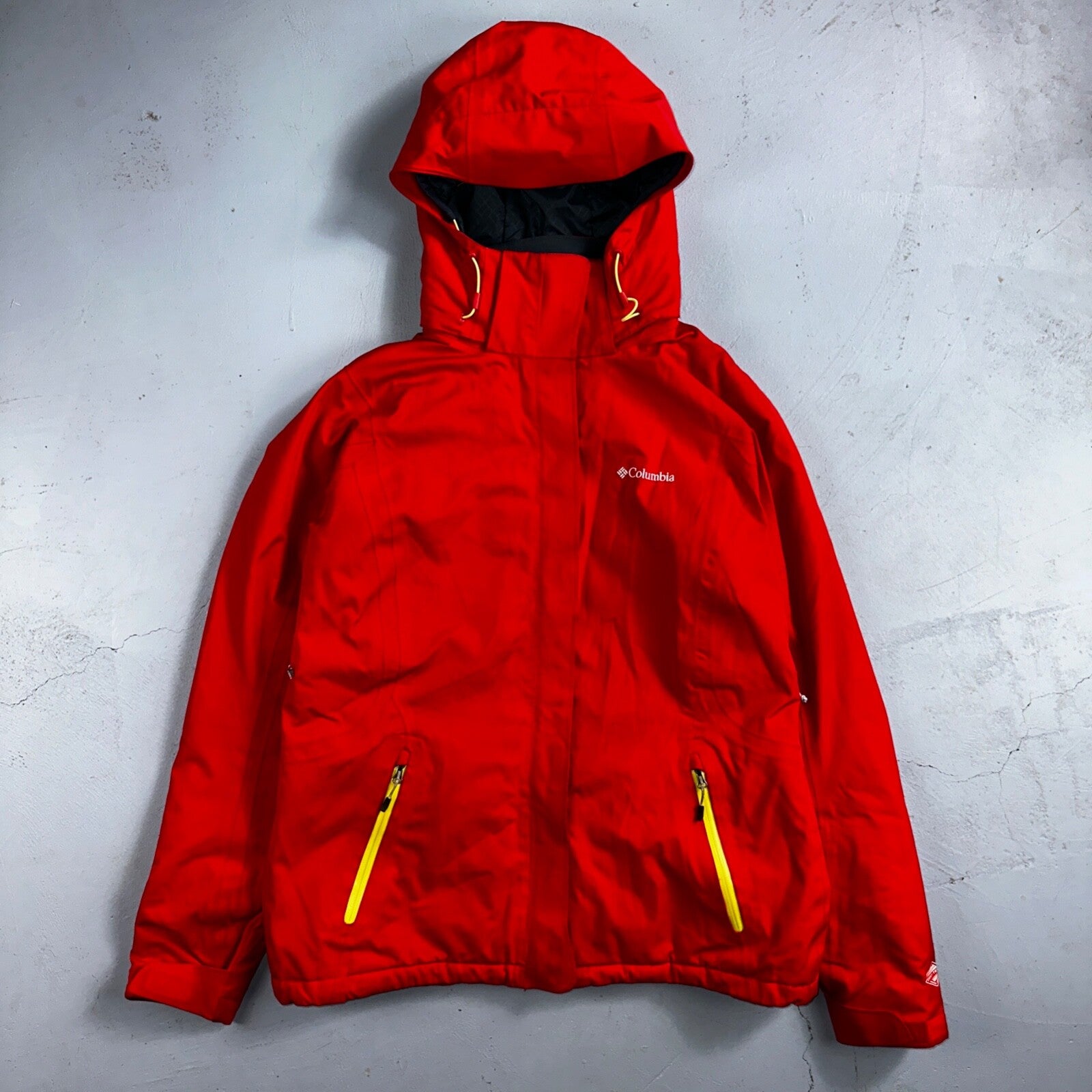 Columbia Women's Veloca Vixen II Jacket Coat Parka Omni Tech L Red Waterproof