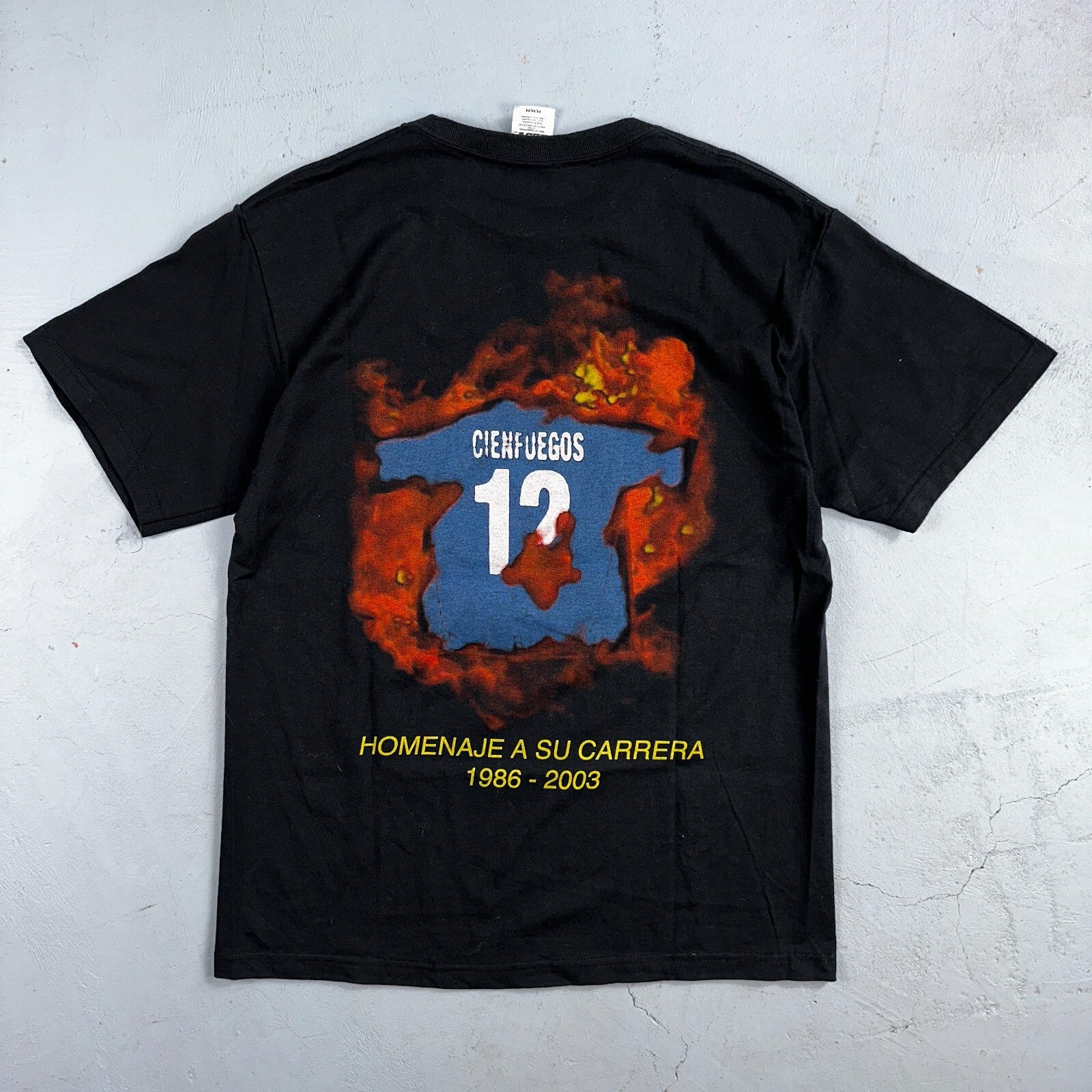 Vintage Y2K Soccer LA Galaxy Futbol Mauricio Cienfuegos MLS T Shirt 2003 Medium