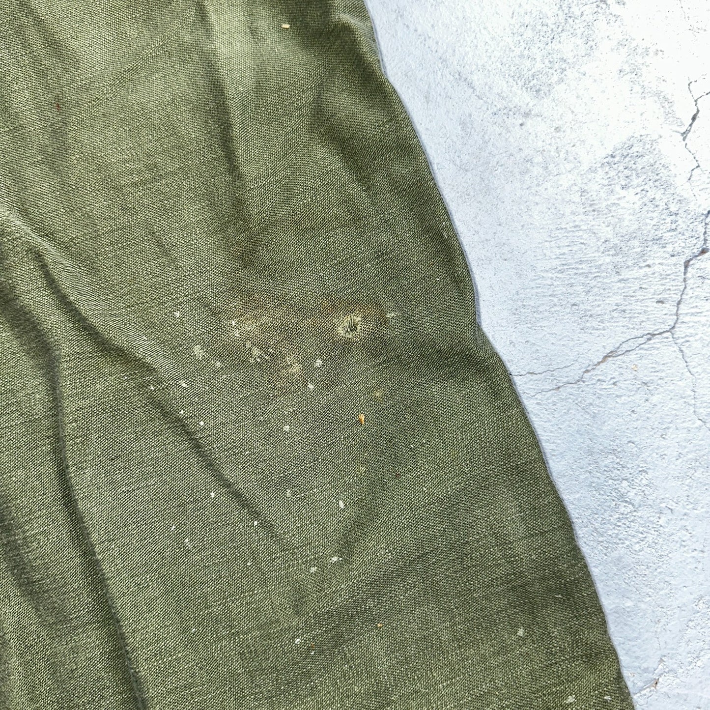 Vintage 1960s 70s Vietnam OG 107 Fatigue Pants 60s Button Fly 34x35 Act 33x26