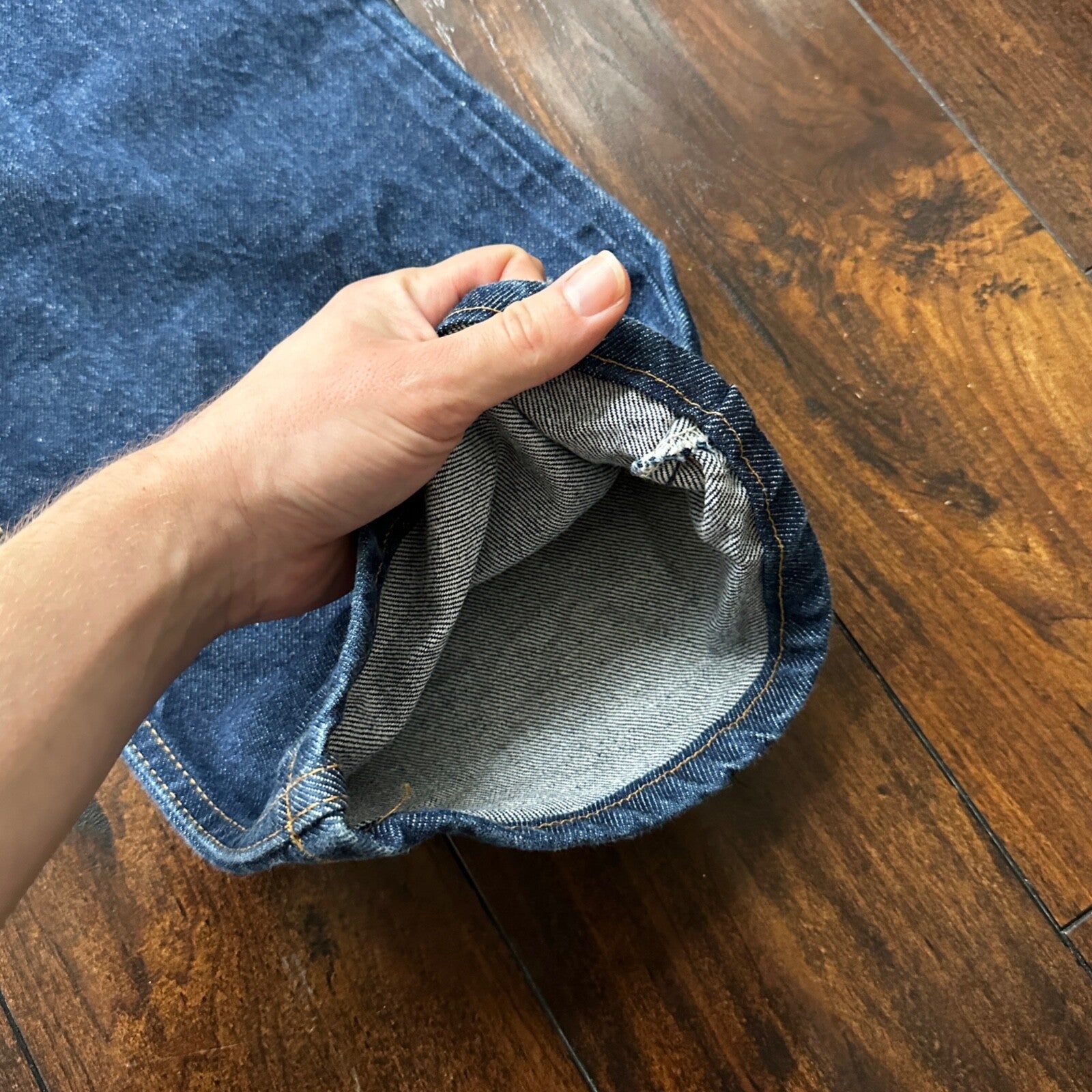 Levis 517 Vintage 90s USA Orange Tab Bootcut Flare Blue Jeans 38x30 35x29