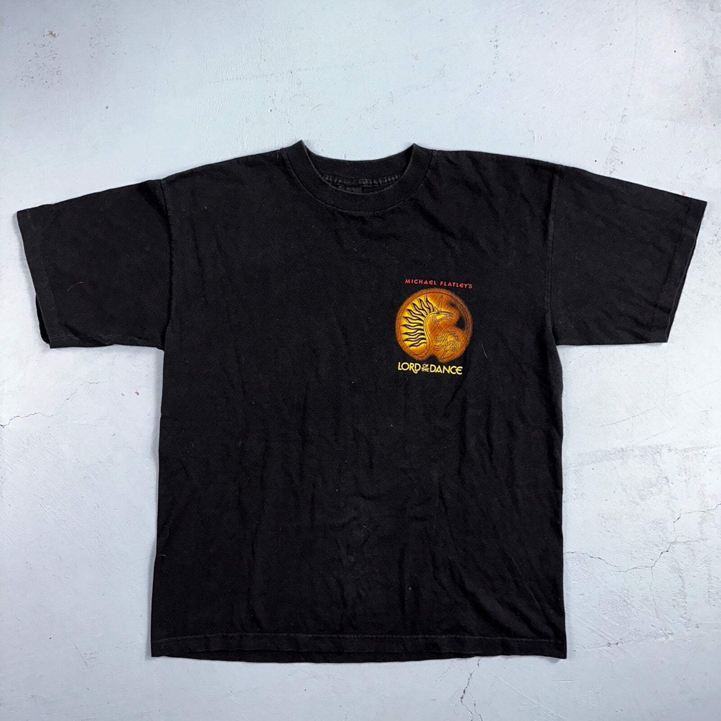 Polygram Lord Of Dance VTG T Shirt Micheal Flatleys Black Rap 90s 1997 Promo Rar