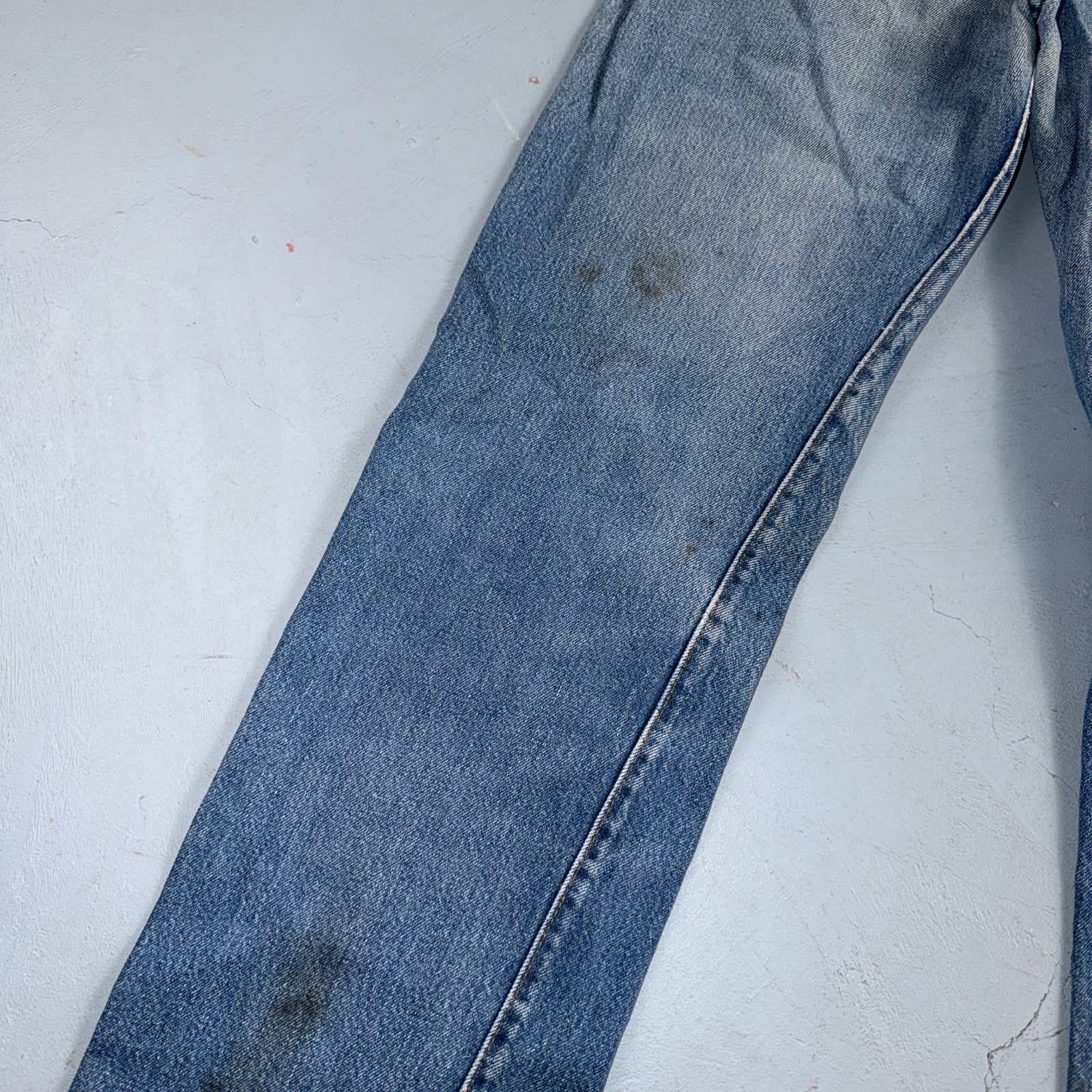 Levis 501 Vintage 80s Redline Selvedge USA XX Jeans Light Wash 34x38 Act 31x34