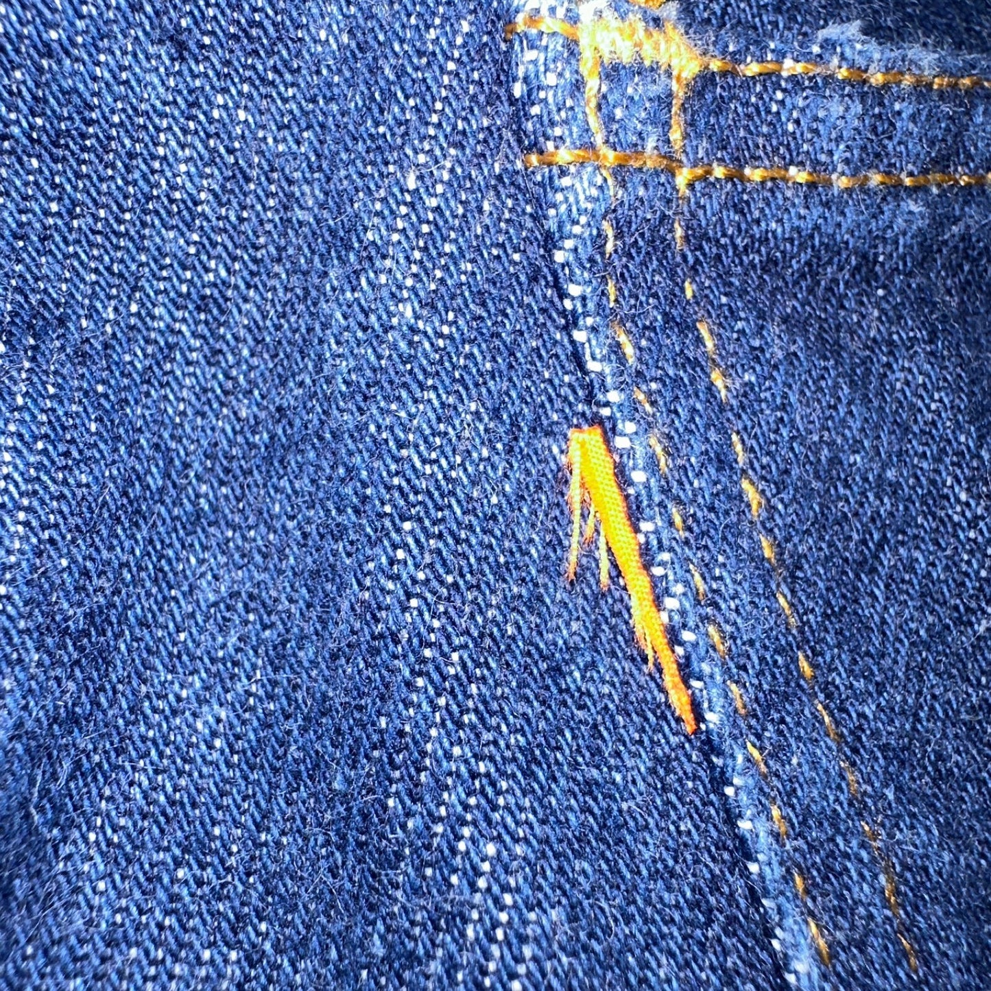 Levis 505 Vintage 80s USA Orange Tab Jeans 30x34 Blue Dark Wash 501 Act 29x28