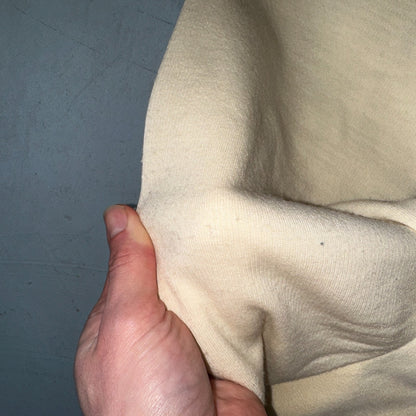 VTG St. Croix Knits Zephyr Wool Cardigan Size L Ivory Old Money Academia Preppy