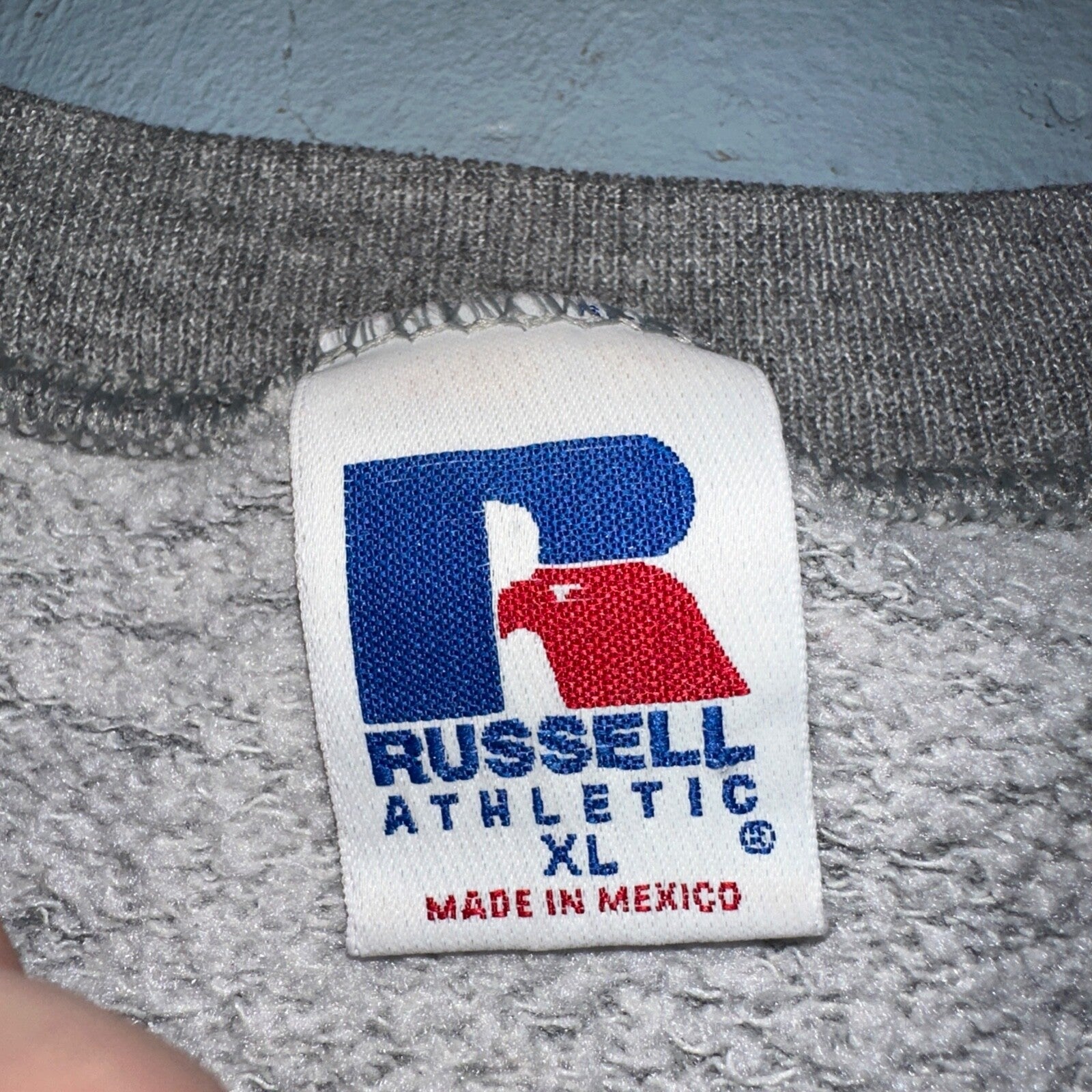 Russell Athletic Sweatshirt XL Nevada VTG Crewneck Wolf Pack Sweat Gray Sports