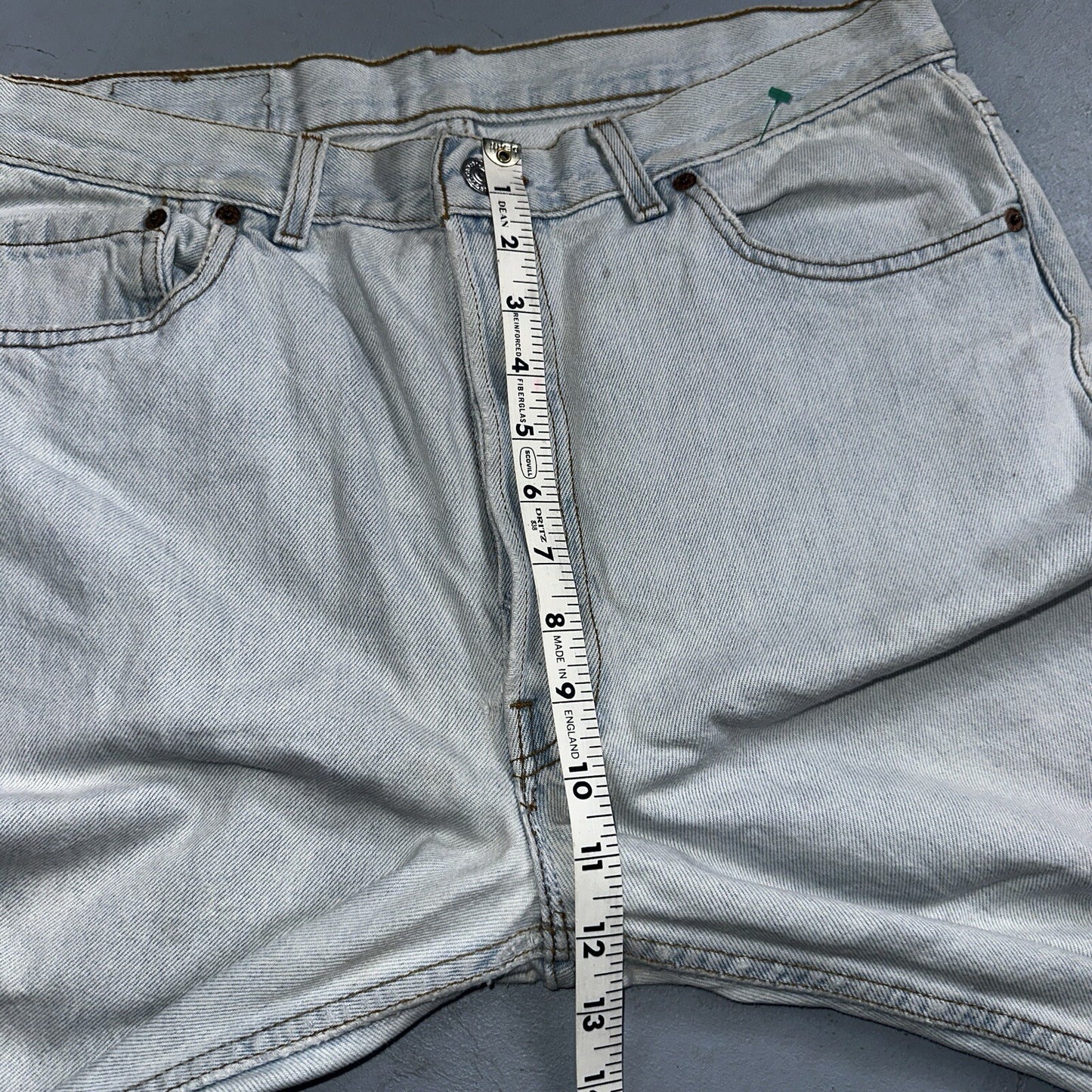 Levis 501 Vintage 90s USA XX Straight Leg Jeans 36x32 Light Wash Act 33x30