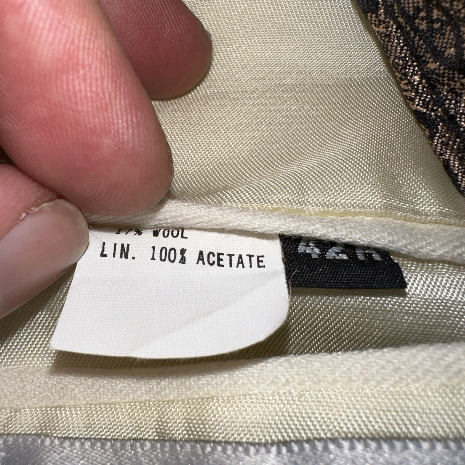 Cellini White 2 Piece Suit Mens 42R 33x26 Solid Double Breasted USA 1980s 80s