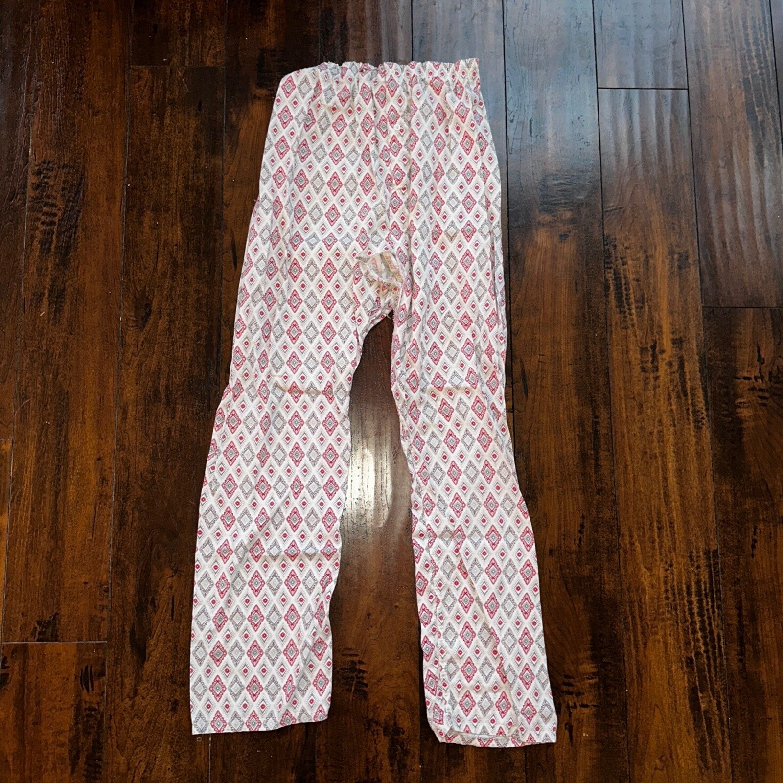 Vintage 50s 60s Tommies Sanforized Sleepwear Pajamas Pair Pants Top Cotton Plaid