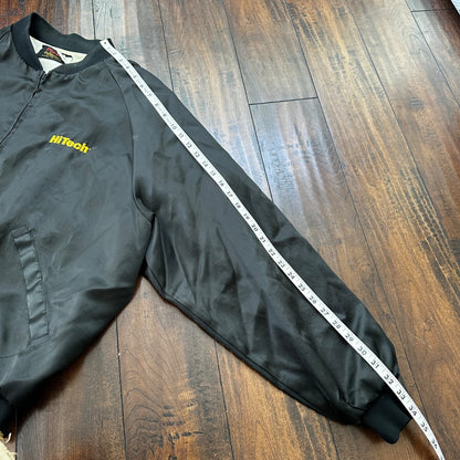 Vintage Pla-Jac By Dunbrooke Jacket 2XL Made in USA Black Snap HiTech