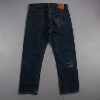 Levis 501 Vintage 70s SS Redline Selvedge USA XX Jeans Med Wash 38x32 Act 35x29