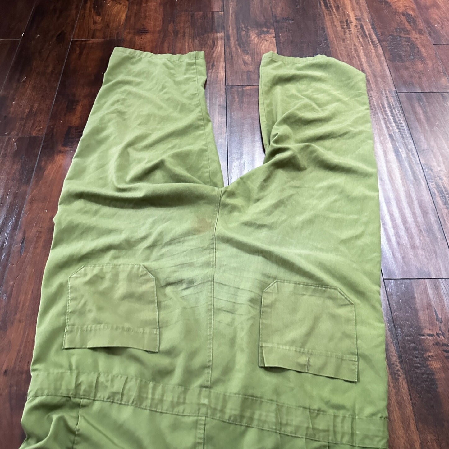 VTG 1960s 1970s Green Fishing Fish Patch Jumpsuit One Piece Rockabilly Work