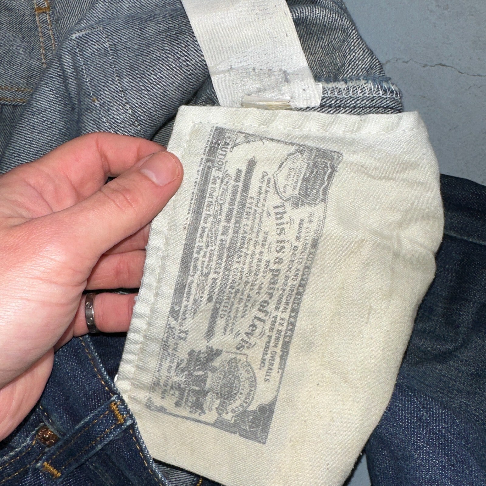 Levis 501 Vintage Y2K XX Straight Leg Jeans Blue Dark Wash 34x32 Act 35x31