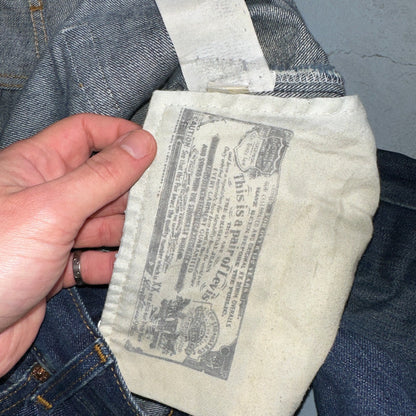 Levis 501 Vintage Y2K XX Straight Leg Jeans Blue Dark Wash 34x32 Act 35x31