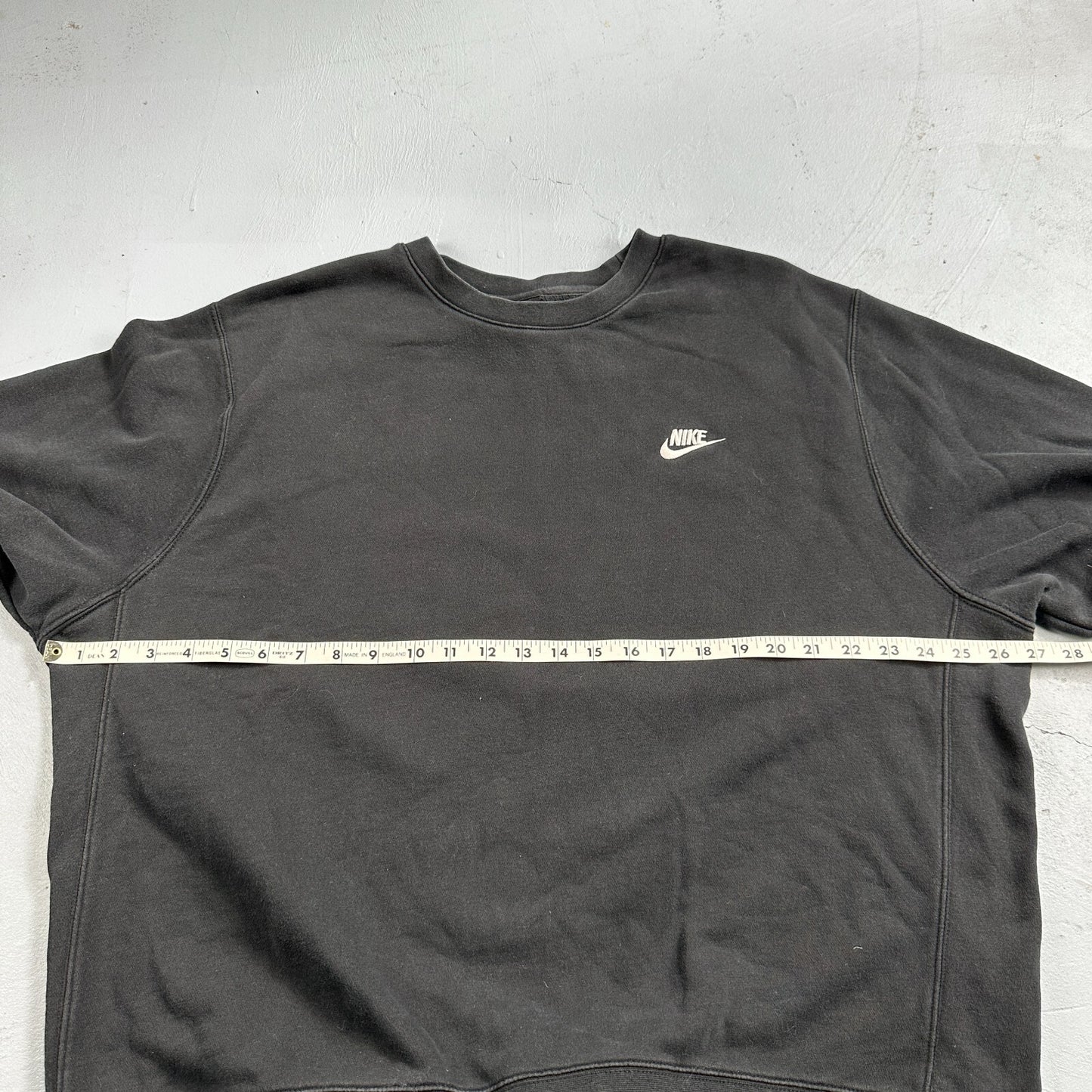 Nike Men's Black Crewneck Fleece Sweatshirt Size 2XL Pullover Long Sleeve