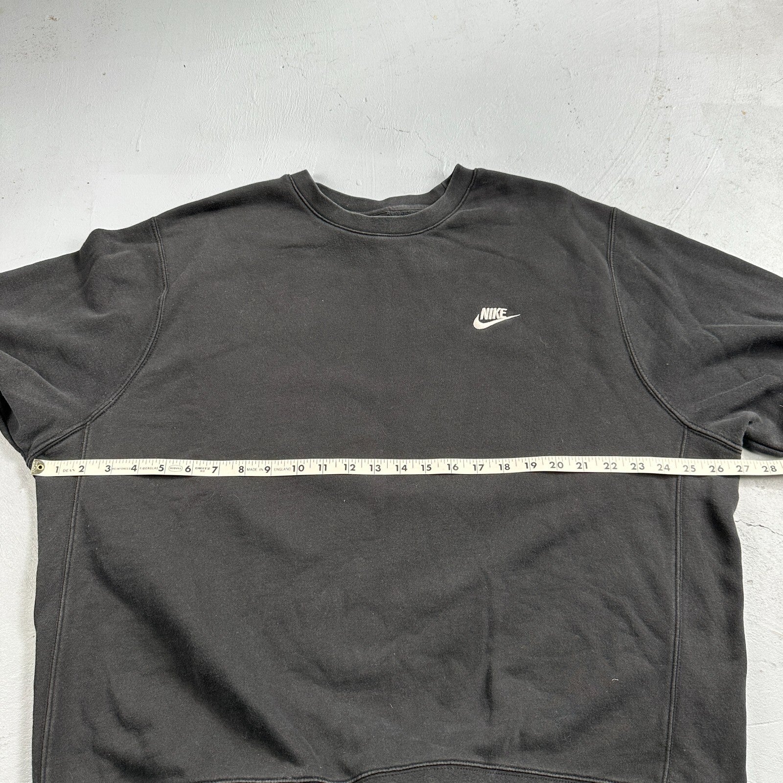 Nike Men's Black Crewneck Fleece Sweatshirt Size 2XL Pullover Long Sleeve