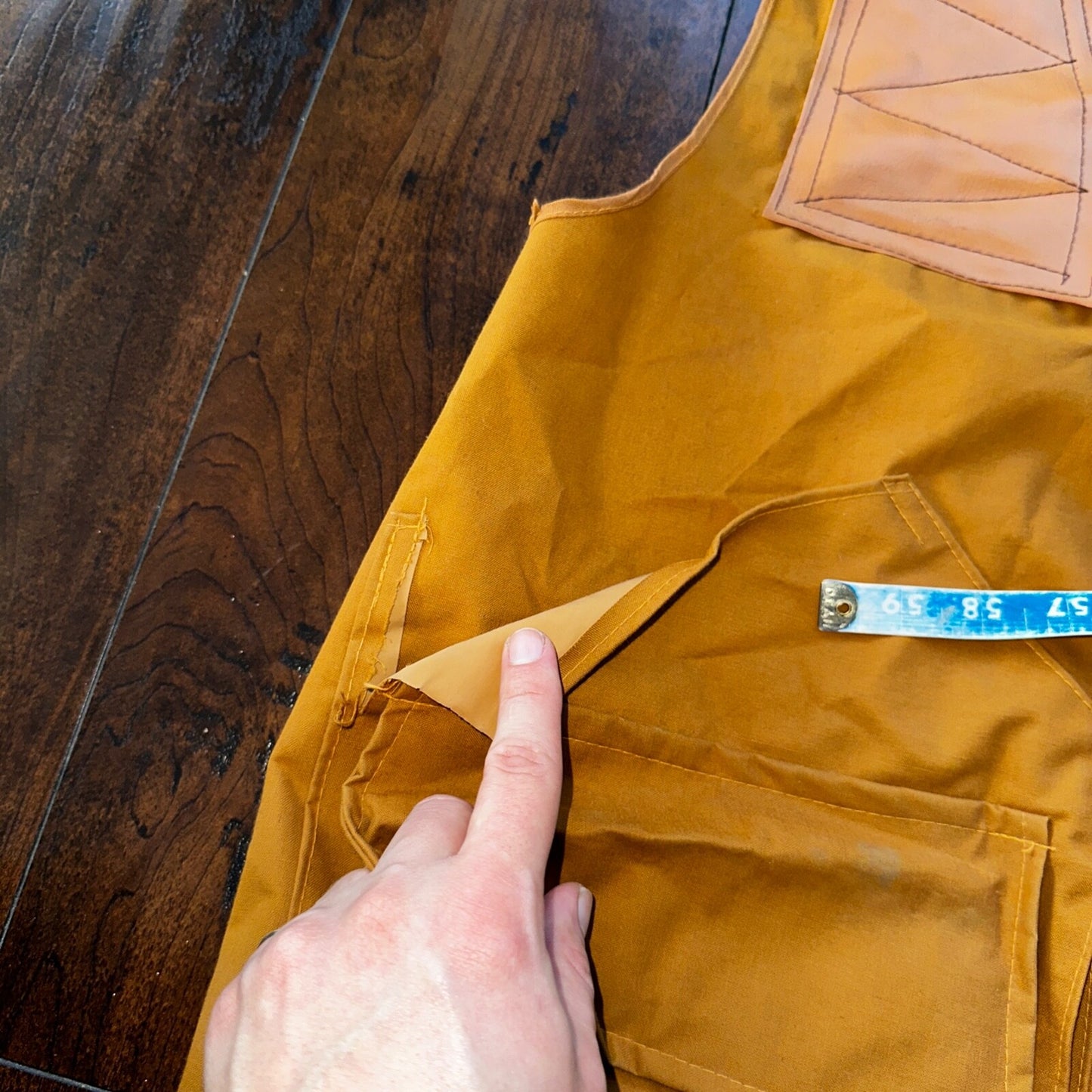 Vintage 80s WFS Rainwear Waterproof Hunting Vest 1980s Travel Flannel Oregon