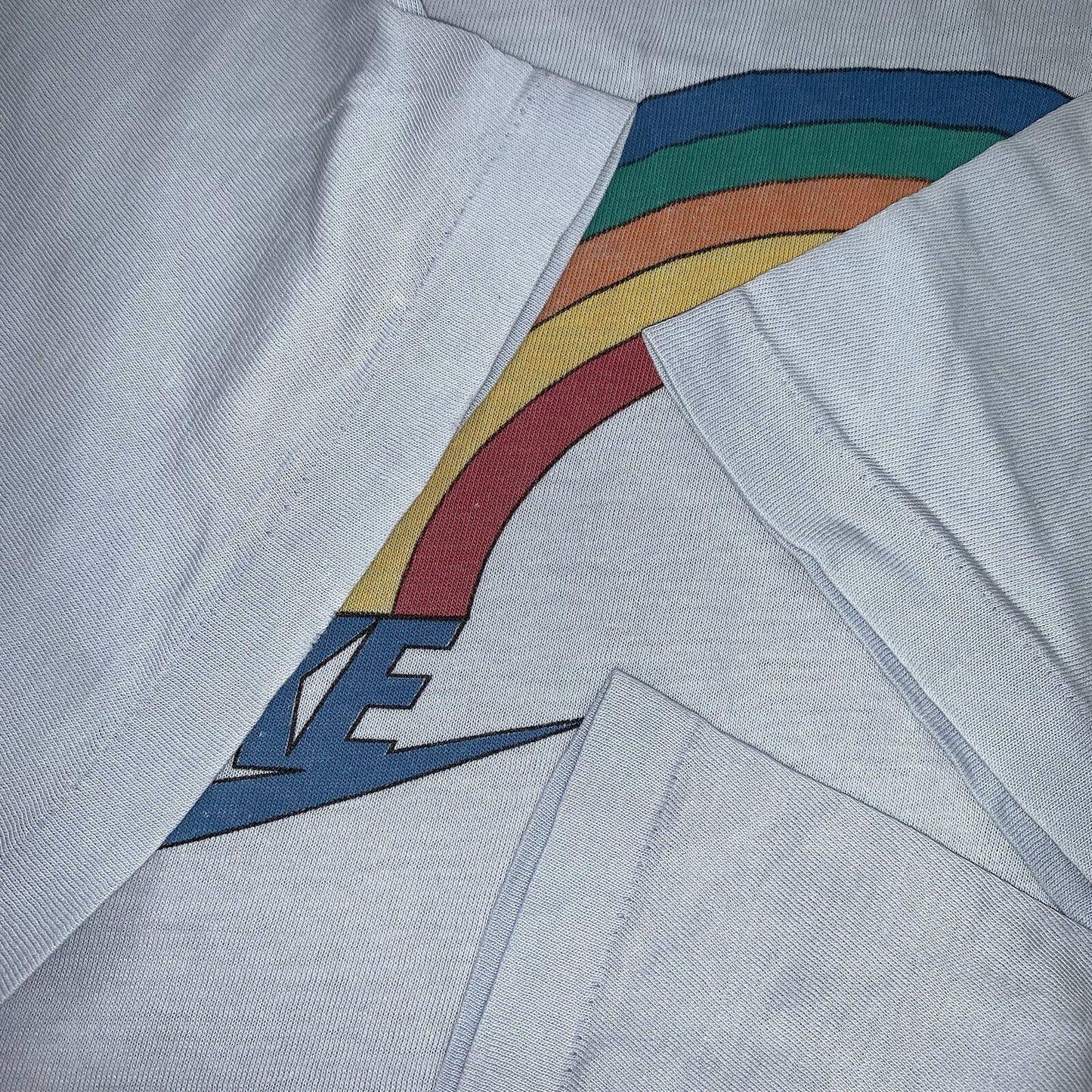 Nike Vintage T Shirt Mens L Rainbow Star Swoosh Pride Japan Geisha 80s LGBTQ