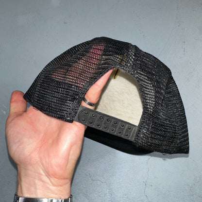 VTG Harley Davidson Trucker Hat American Legend 3D Emblem Mesh Snapback Black