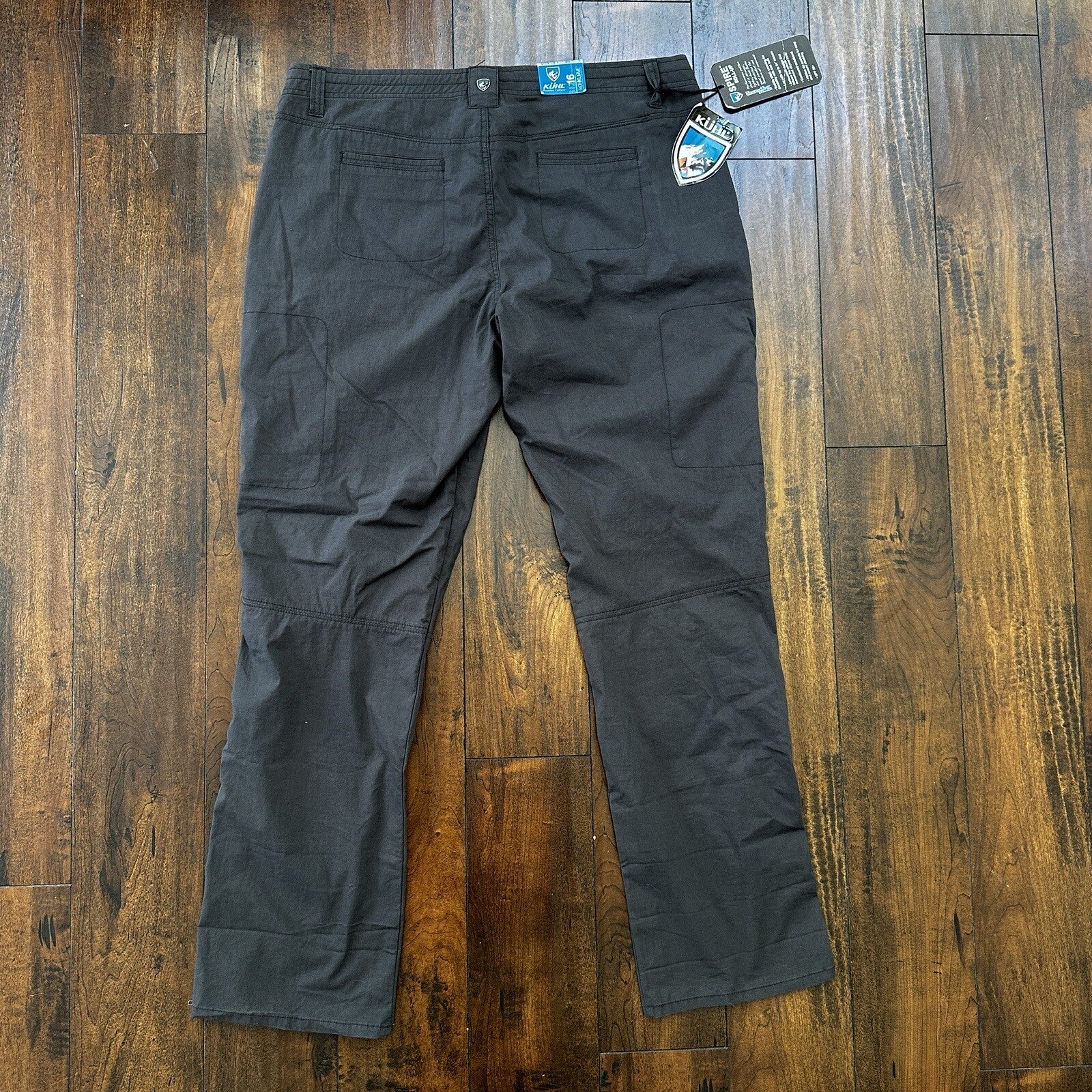 Kuhl Kurve Pants Womens 16 Black Low Rise Kanvas Stretch Legendary Pant 36x31