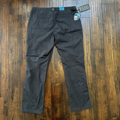 Kuhl Kurve Pants Womens 16 Black Low Rise Kanvas Stretch Legendary Pant 36x31