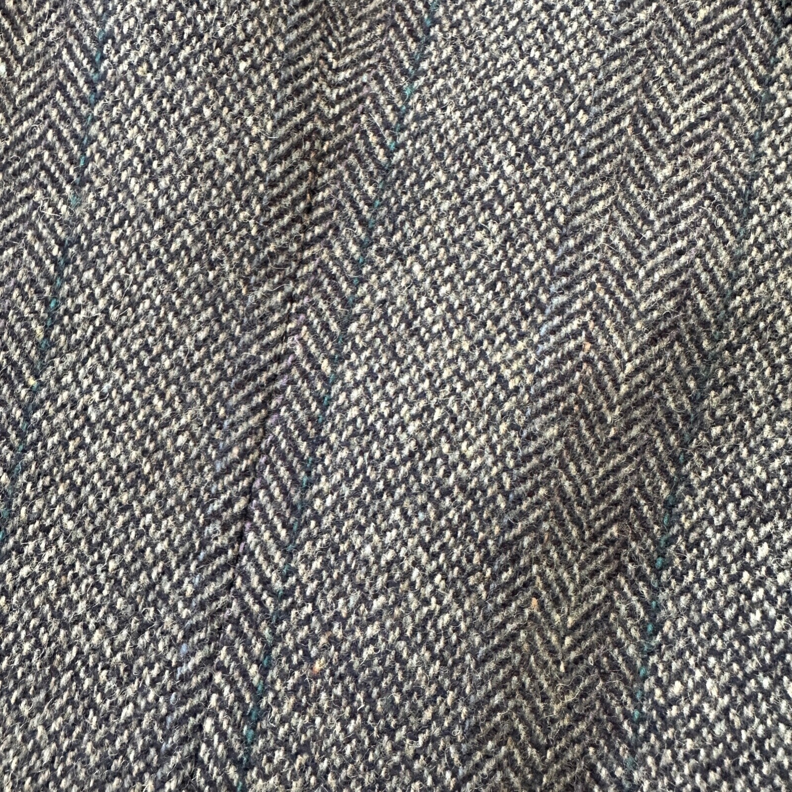 VTG Pendleton Blazer Men's 44 Wool Sport Coat USA Blue Gray Knit Button-Up 70s