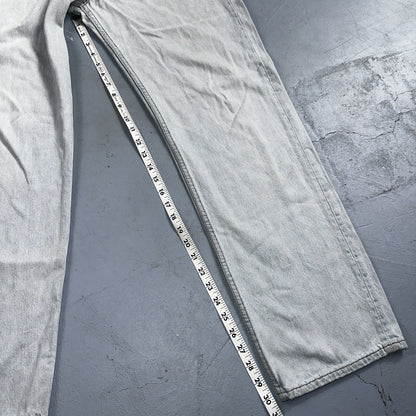 Levis 501 Vintage 90s USA XX Straight Leg Jeans 36x32 Light Wash Act 33x30