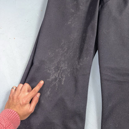 VTG 40s WWII US Naval Clothing Factory Wool Sailor Pants Navy 30L Bell Bottoms