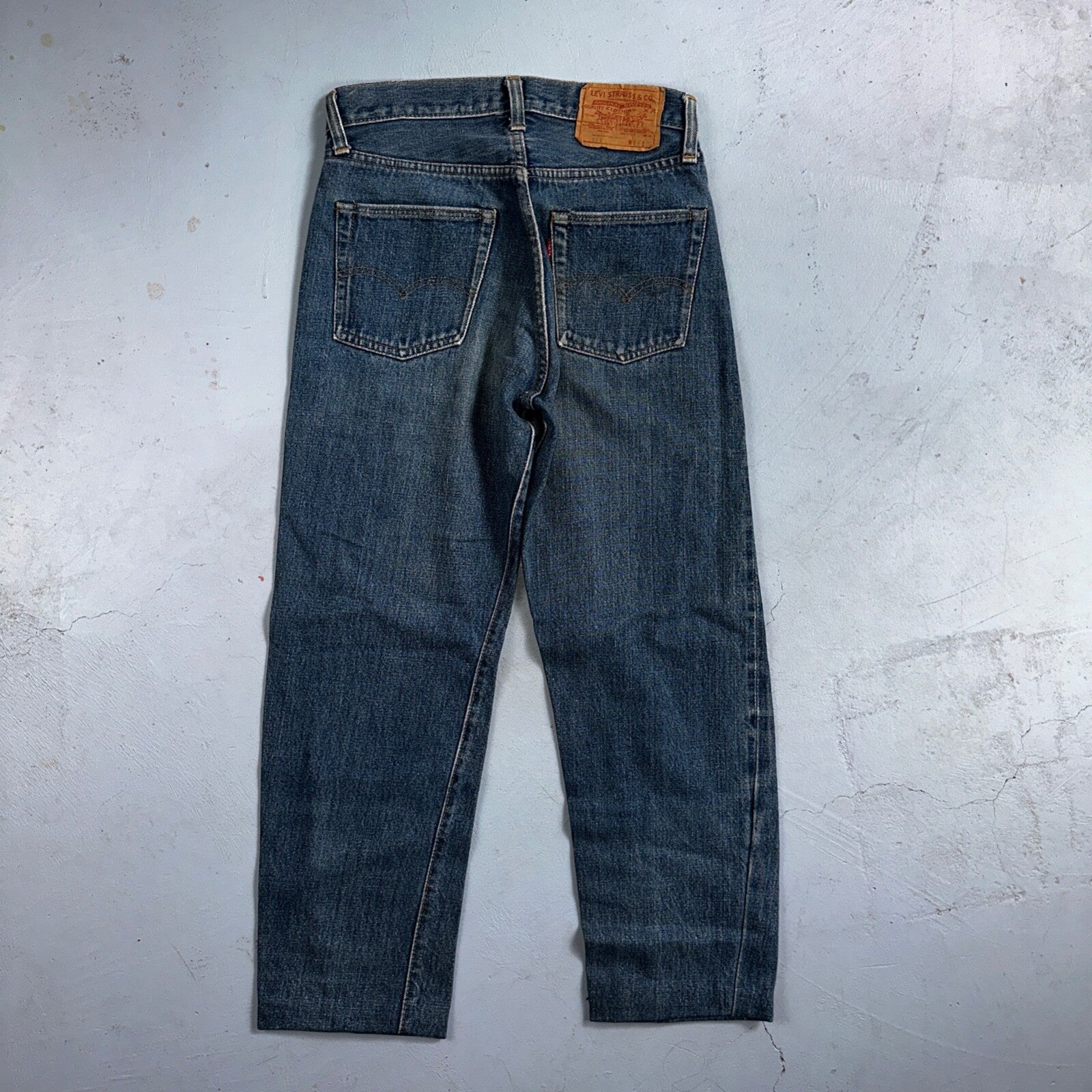 Levis 501 VTG 70s SS Redline Selvedge Jeans XX Altered Skinny Capri Act 27x25