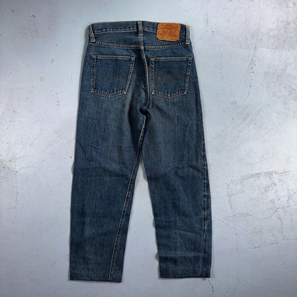 Levis 501 VTG 70s SS Redline Selvedge Jeans XX Altered Skinny Capri Act 27x25