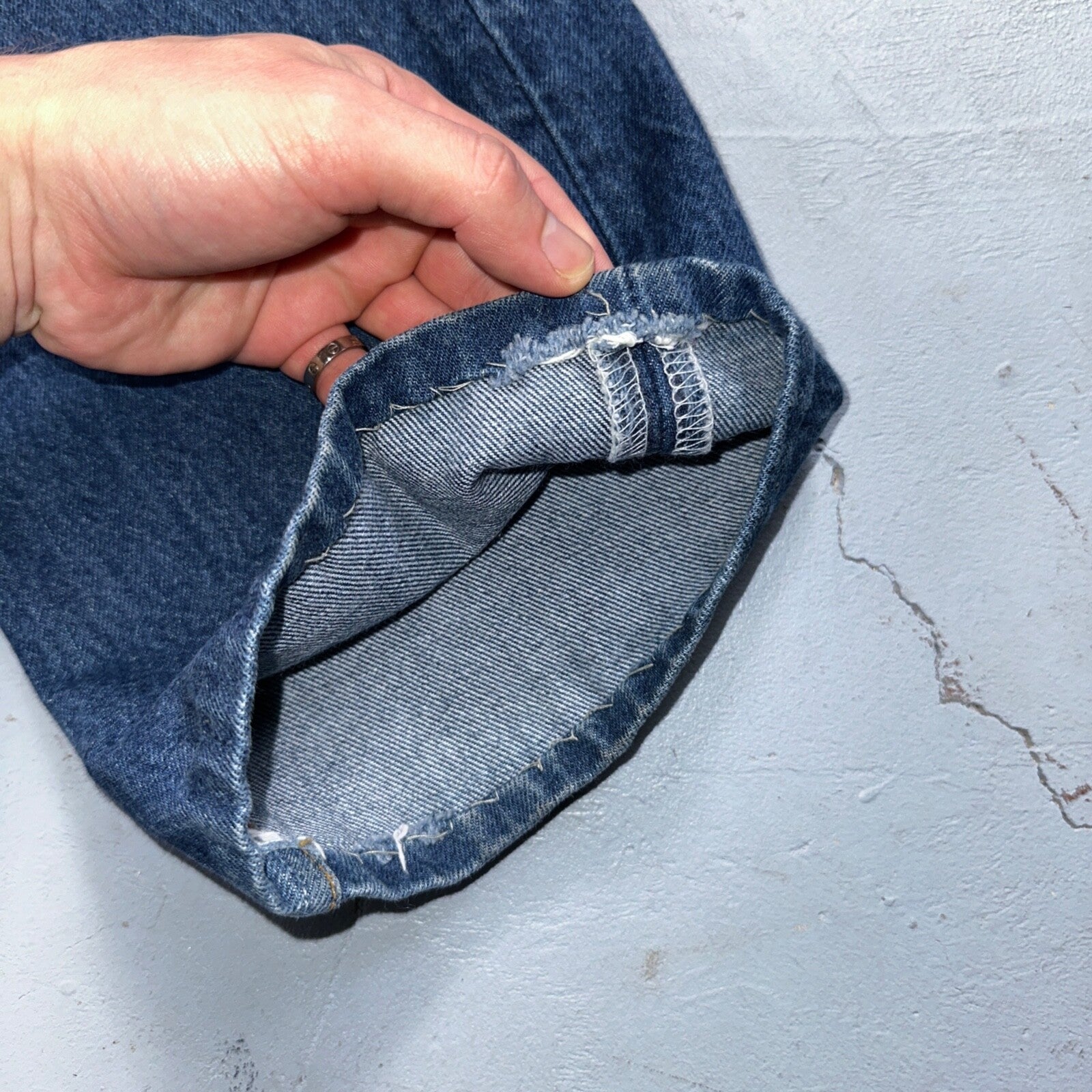 Levis 501 Vintage 90s USA XX Straight Leg Jeans Blue Med Wash 34x30 Act 32x27