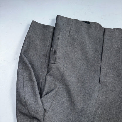 VTG Mens 2 PC Suit 44L Jacket Coat Vest Gray Levis Panatela Wool 80s