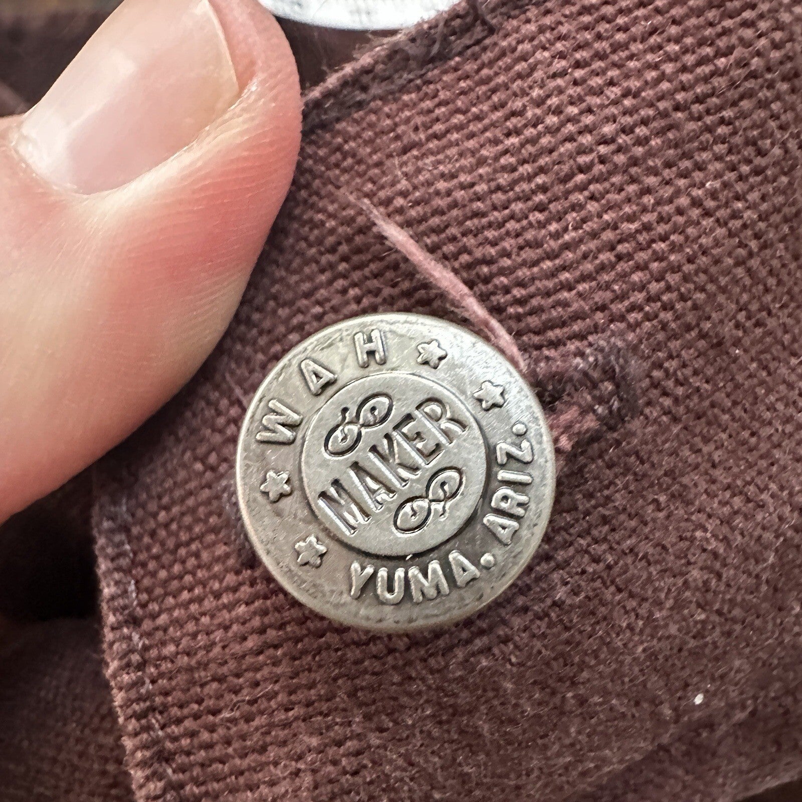 VTG Mens Frontier Maker USA Outdoor Pants Buckleback Cowboy 42 Brown Western