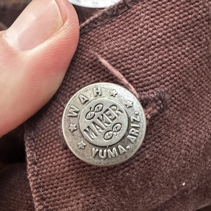 VTG Mens Frontier Maker USA Outdoor Pants Buckleback Cowboy 42 Brown Western