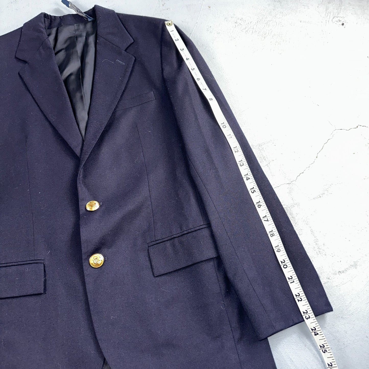 Women's Vintage Polo Ralph Lauren Blazer Jacket Made in Italy Sz 16 Wool 80s