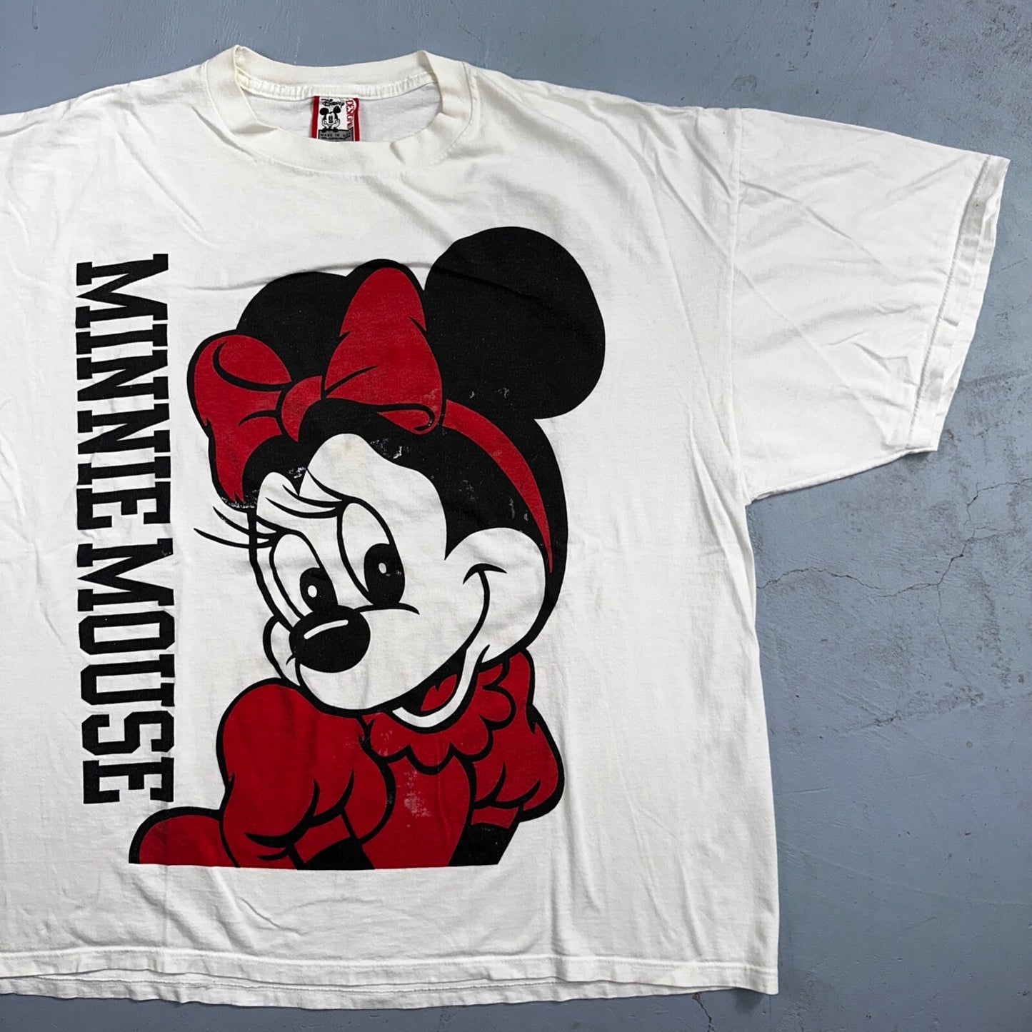 Minnie Mouse Disney VTG T Shirt 4XL Rap Big Print Double Sided Hot Cartoon