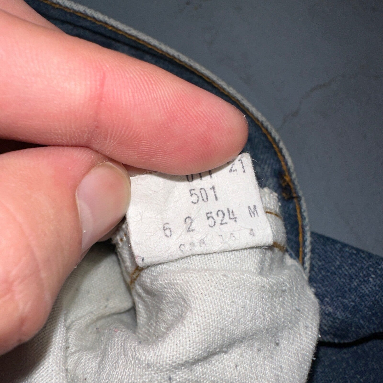 Levis 501 Vintage 80s Redline Selvedge USA XX Jeans Med Wash 48x32 Act 44x26