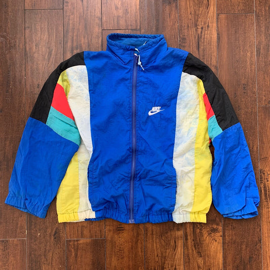 Vintage Nike MCENROE Full Zip Pullover Windbreaker Jacket USA Tennis 80s RARE