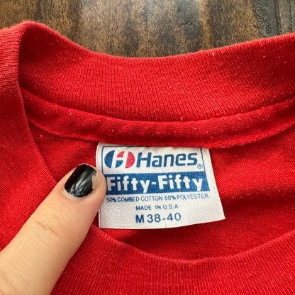 Boat Sailing Ship Vintage T Shirt Changs Yangtze Custom Red Hanes Beefy Music