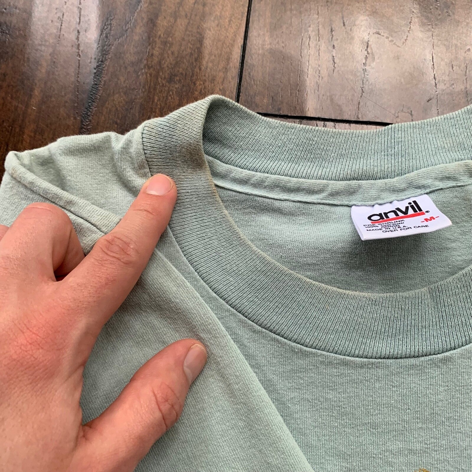 Bermuda Triangle Vintage T Shirt Creepy Nirvana Grunge Rap Green Sail Boat Cool 