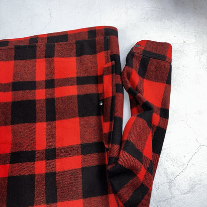 Filson Union 1940s Wool Mackinaw Cruiser Jacket Red Plaid VTG USA 40s 50s Rare