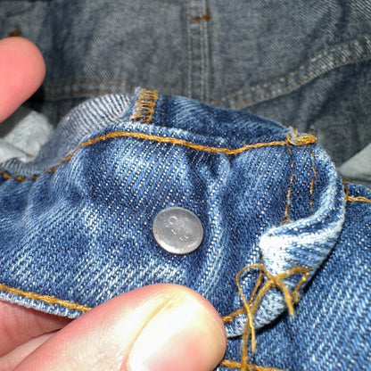 Levis 517 Vintage 80s USA Orange Tab Bootcut Flare Blue Worn Jeans Act 34x29