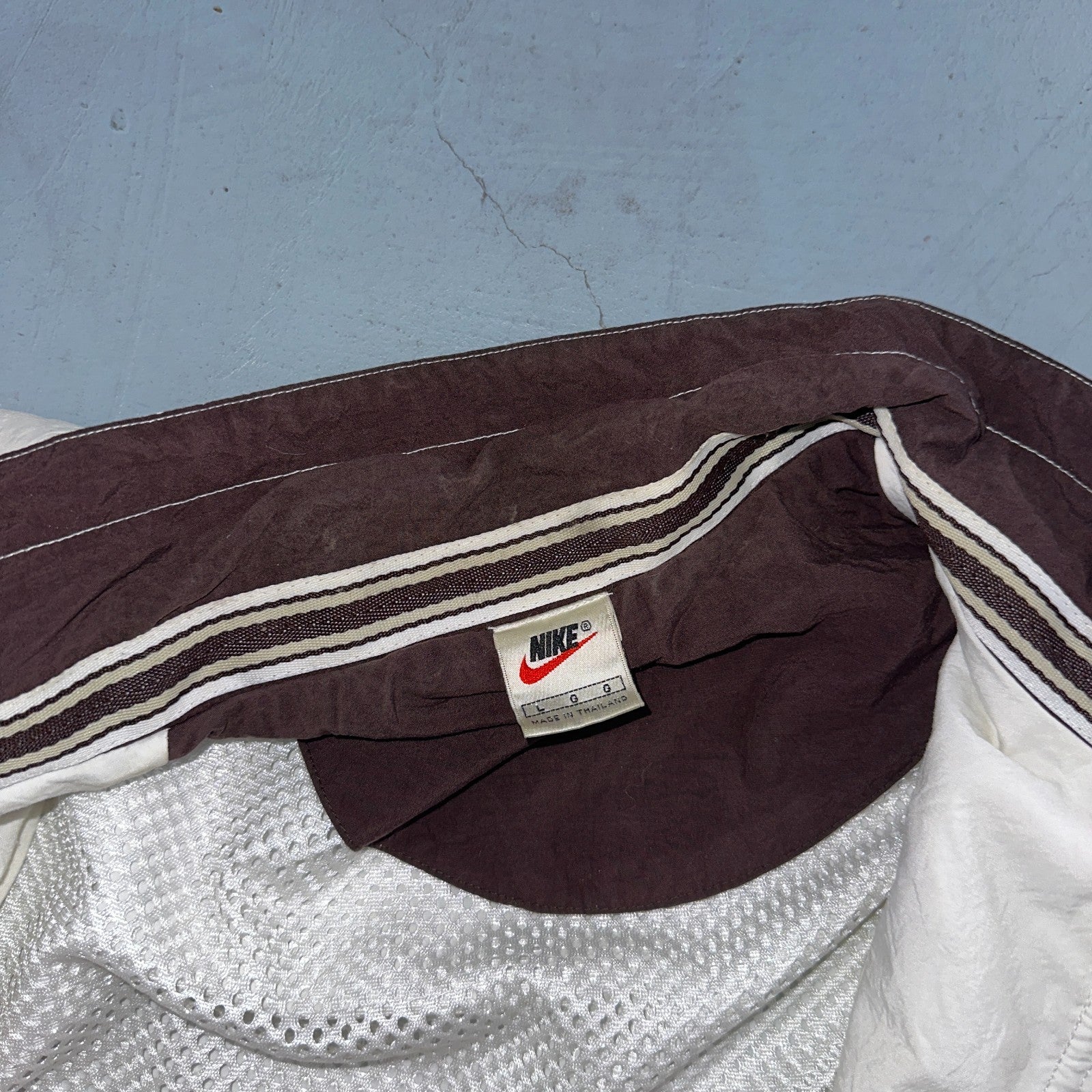 Nike Jacket Vintage 90s Challenge Court Tennis Vest Removable Sleeves RARE White