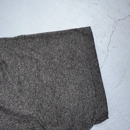 Nike Y2K Silver Tag Medium VTG T Shirt Side Center Swoosh Simple Heather Gray