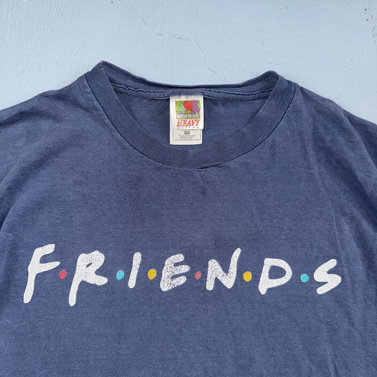 Friends 90s Promo VTG T Shirt TV Show Y2K FOTL Simple Title Screen Logo Sitcom