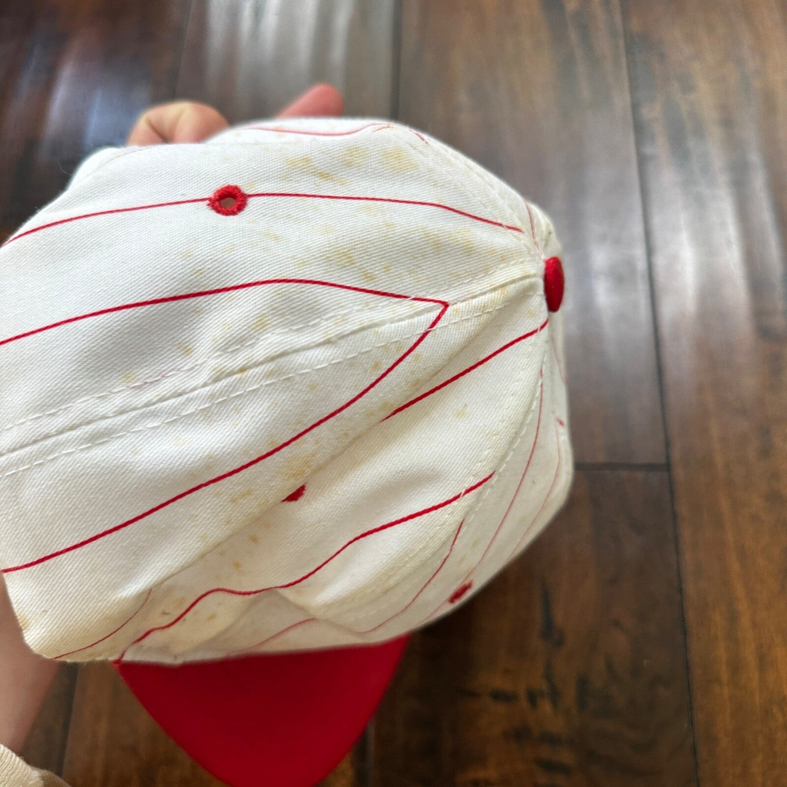 Zenith Very Rare Pinstripe VTG Hat Cap Snapback Advertising Radio Horizon 70s