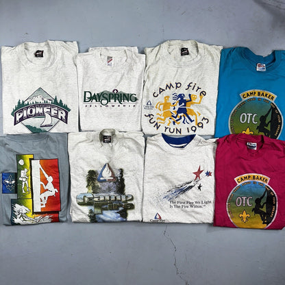 Vintage Oregon T Shirt Lot Of 8 Portland Camp Hike Travel 90s Single Stitch OTC