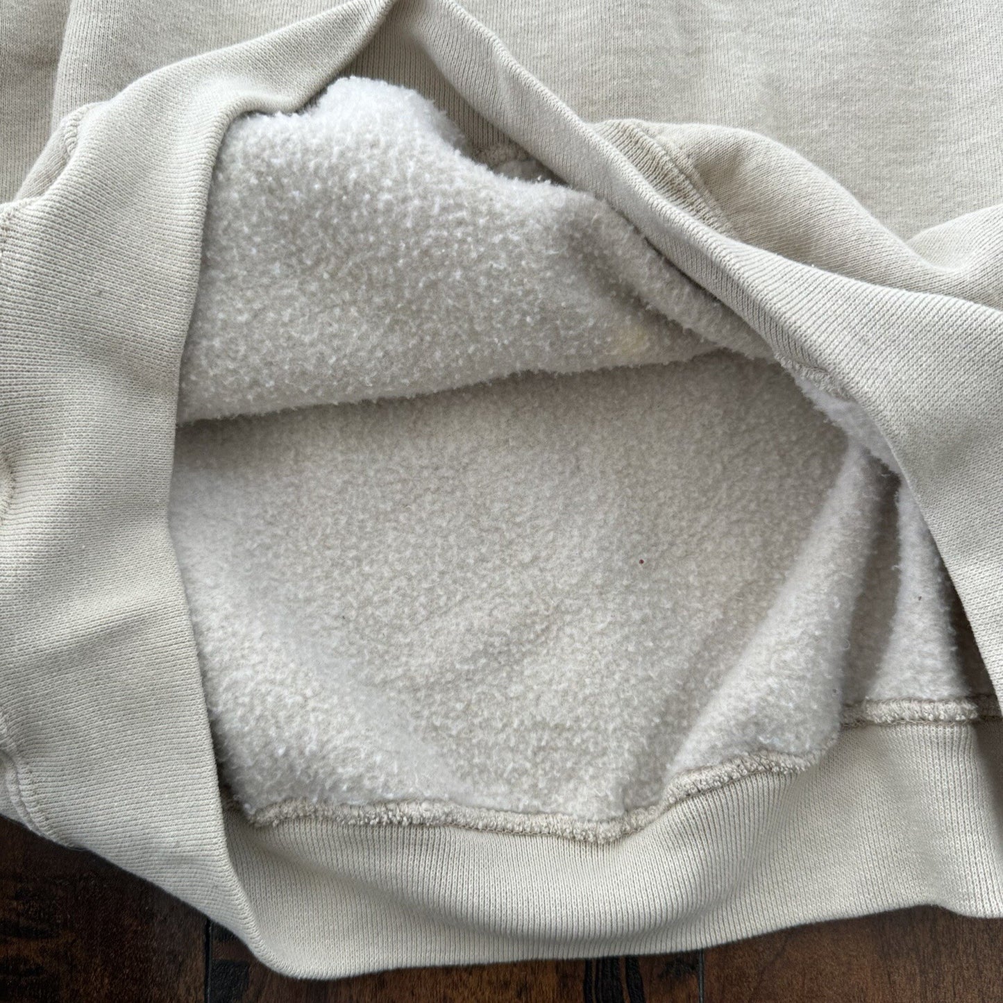 PFI Womens Size XL Autumn Leaves Long Sleeve Green Fall Collared Sweatshirt 90s