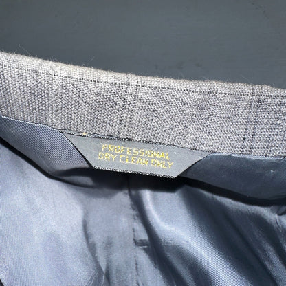 VTG Mens 2 PC Suit 38 Jacket Coat Pants Gray Rockabilly 60s 1960s Petrocelli