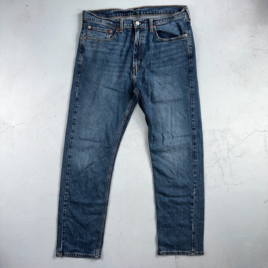 Levis 505 Vintage Y2K Jeans Blue Med Wash Zipper Fly Straight 36x32 Act 36x31
