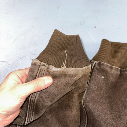 Carhartt Canvas Coat Bomber Jacket Workwear Hood Small Youth Boys Kids Detroit